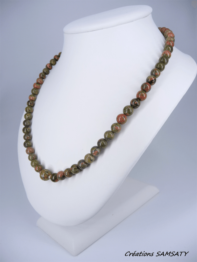 Collier unakite