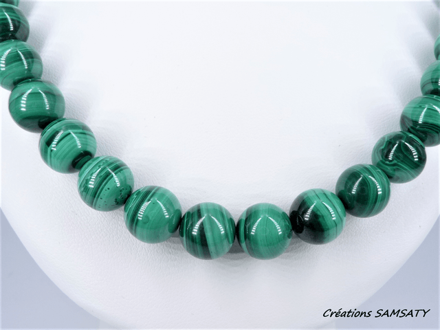 Collier malachite