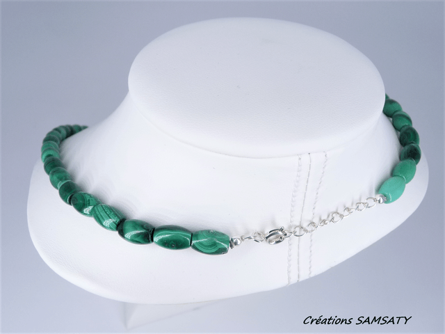 Collier malachite