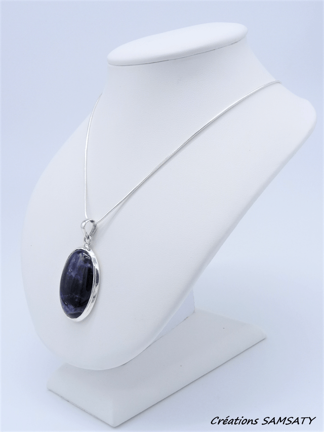 Pendentif en Sodalite