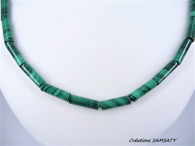 Collier malachite