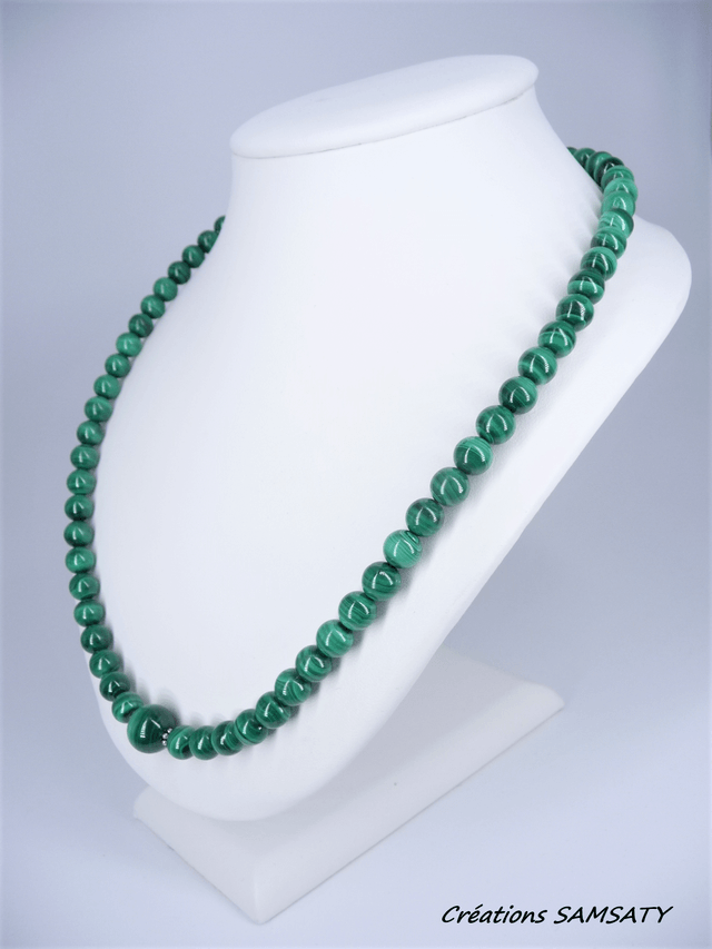 Collier malachite