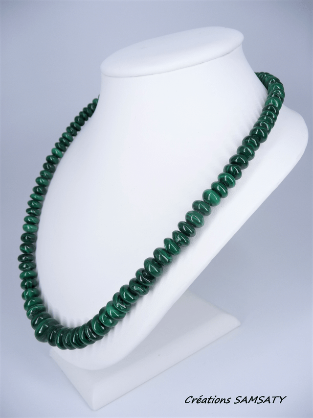 Collier malachite