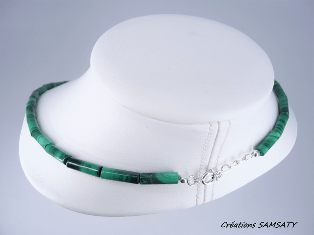 Collier malachite