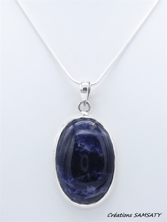 Pendentif en Sodalite