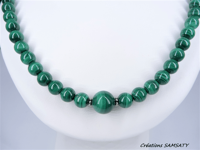 Collier malachite