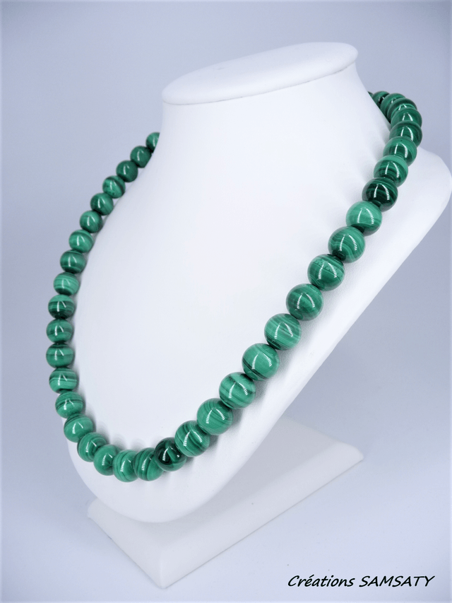 Collier malachite