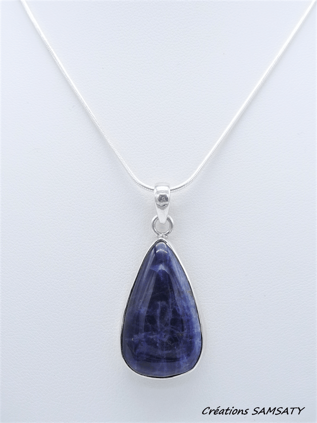 Pendentif en Sodalite