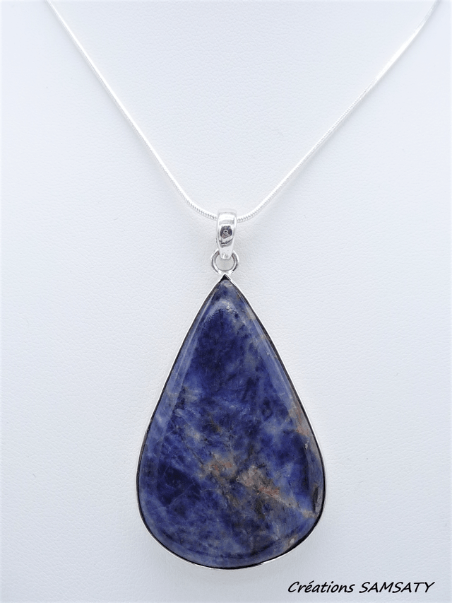 Pendentif en Sodalite
