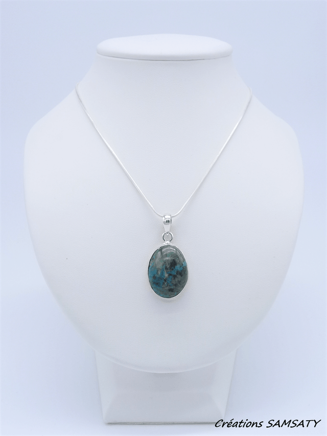 Pendentif en Turquoise Tibétaine