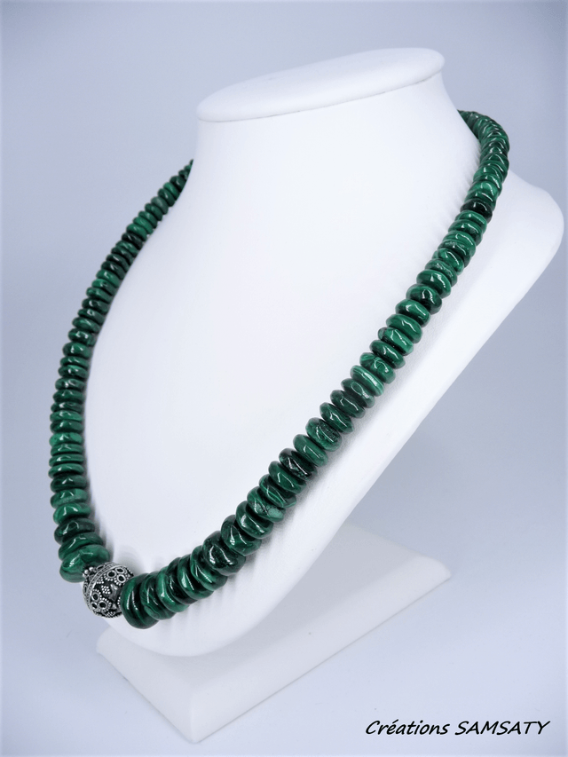 Collier malachite