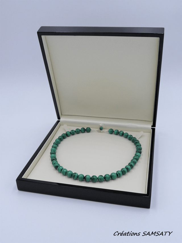 Collier malachite
