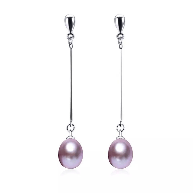 Parure en perle de culture rose