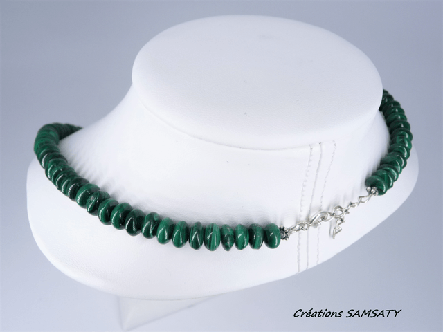 Collier malachite
