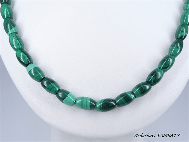 Collier malachite