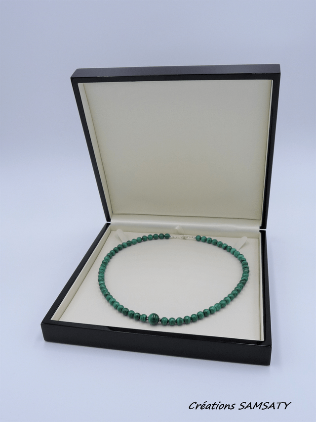 Collier malachite