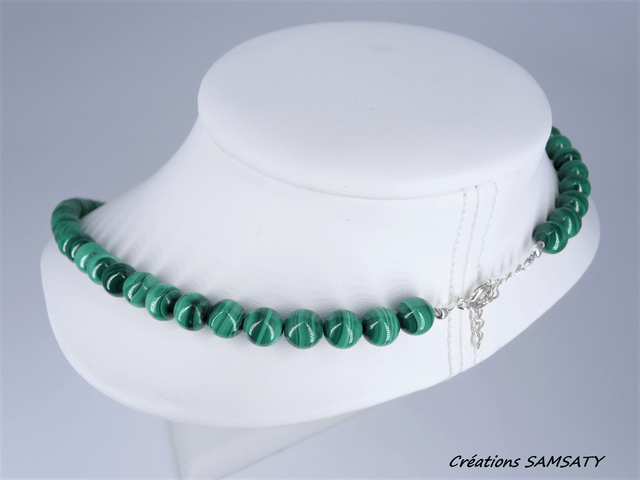 Collier malachite