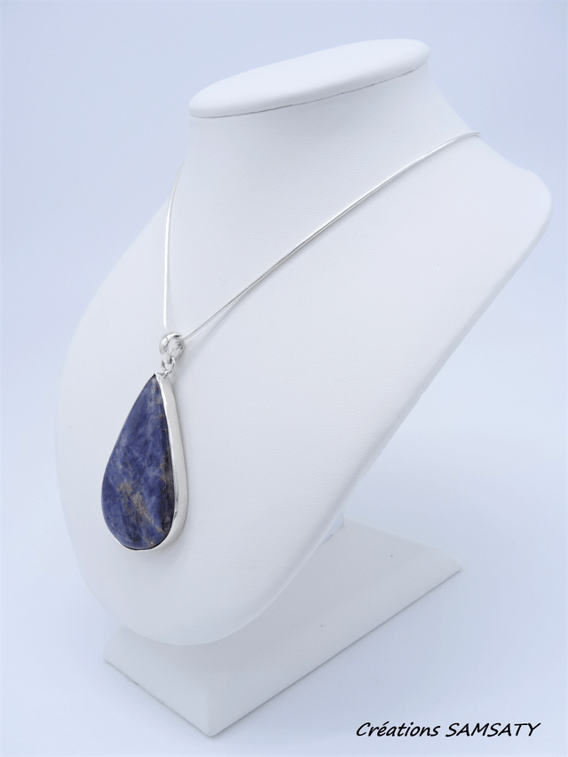 Pendentif en Sodalite