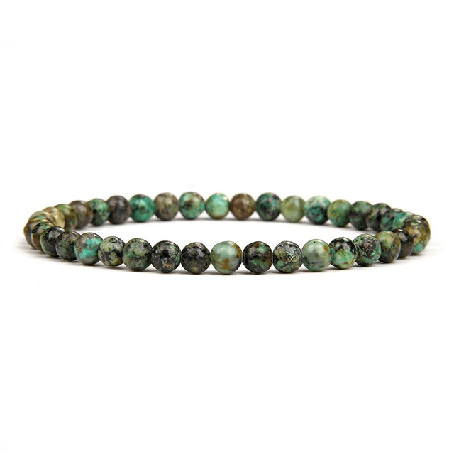 Bracelet élastique Jaspe africaine